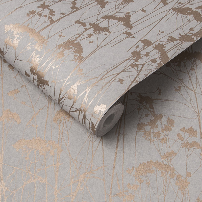 Grace Floral Wallpaper Double Roll, Cloud