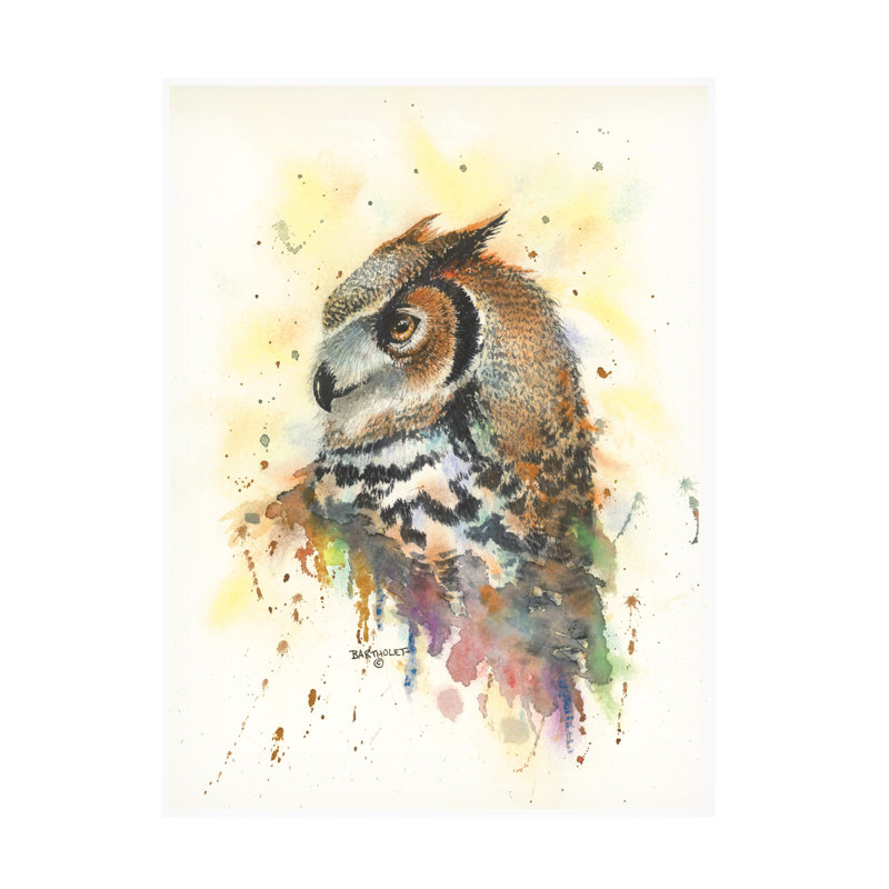 Art sur toile par Dave Bartholet, H 14 po x l 19 po