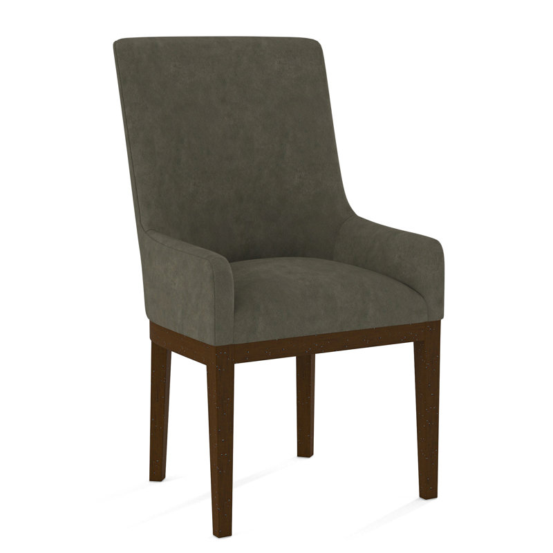 Upholstered Arm Chair, Nutmeg, Applause Archway Grey
