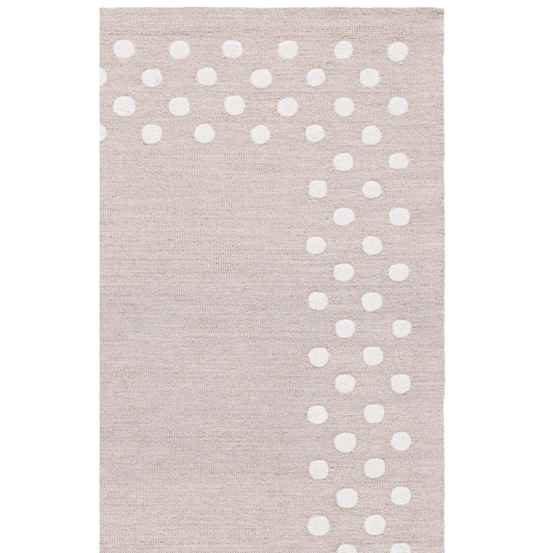 Martha Stewart Hand Tufted Wool; Cotton Polka Dot Indoor / Outdoor Rug, Rectangle 8' x 10'