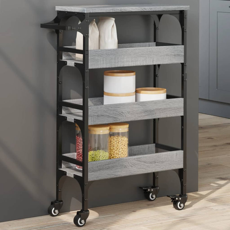 Serving Cart, Grey Sonoma