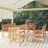 Bleecker Rectangular 5 - Piece 6 - Person 200Cm L Outdoor Table Set-1243723175