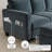 78'' Upholstered Sofa Couch With Storage Ottoman-1545106405
