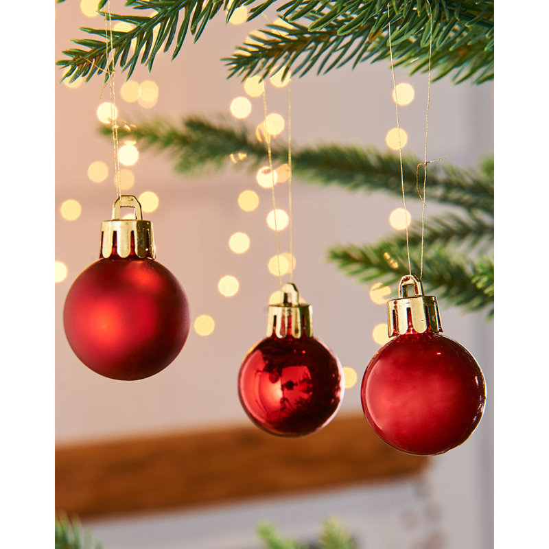 2.9972cm Bauble, Red