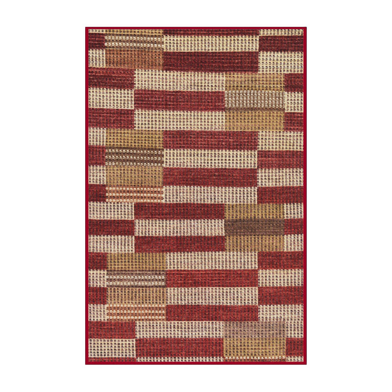 Abstract Indoor Rug, Rectangle 2' x 3'