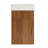 16.5" Modern Floating Bathroom Vanity With Intergrated Ceramic Basin And Storage