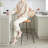 Upholstered Counter Stool with Metal Frame-96003262