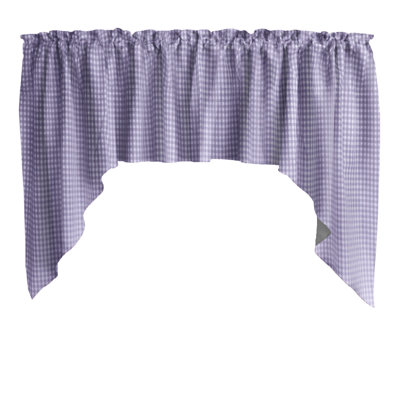 Cantonnière à carreaux Gingham