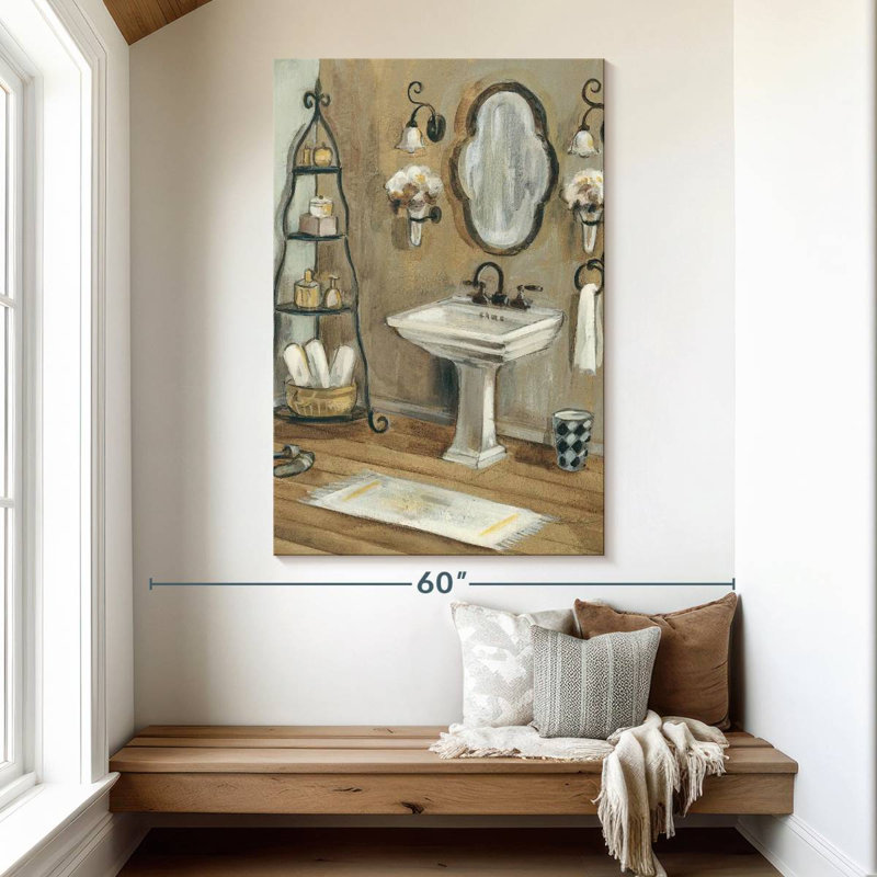 Lilie French Bath I, H 51 po x l 34 po