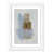 Cadre cubique blanc mat