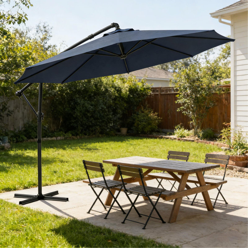 Parasol suspendu d'extérieur suspendu, parasol de patio