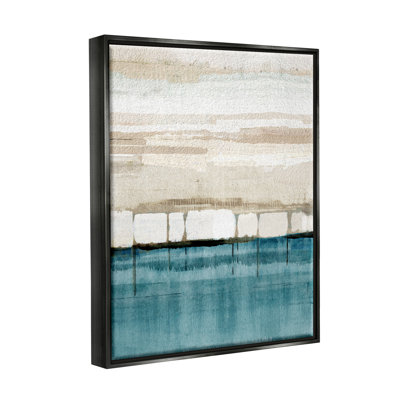 "Wrought Studio ™", "Modern Landscape Abstraction", art mural encadré par Flora Kouta
