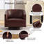 Fauteuil demi-tonneau pivotant l 31,1 po-887752689