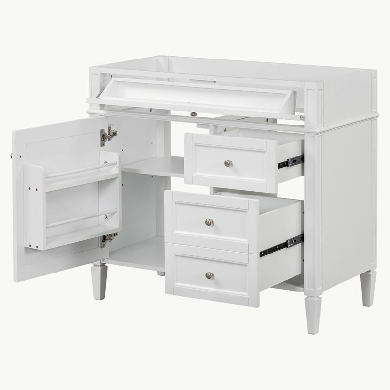 Meuble-lavabo 36 po sans lavabo supérieur, Blanc
