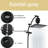 10'' Dual Filtered Rainfall Shower Head Combo, Handheld Shower Head With 16'' Adjustable Extension Arm, 20 Stage Shower Filter, 10-Spray, 71'' Hose-120001405