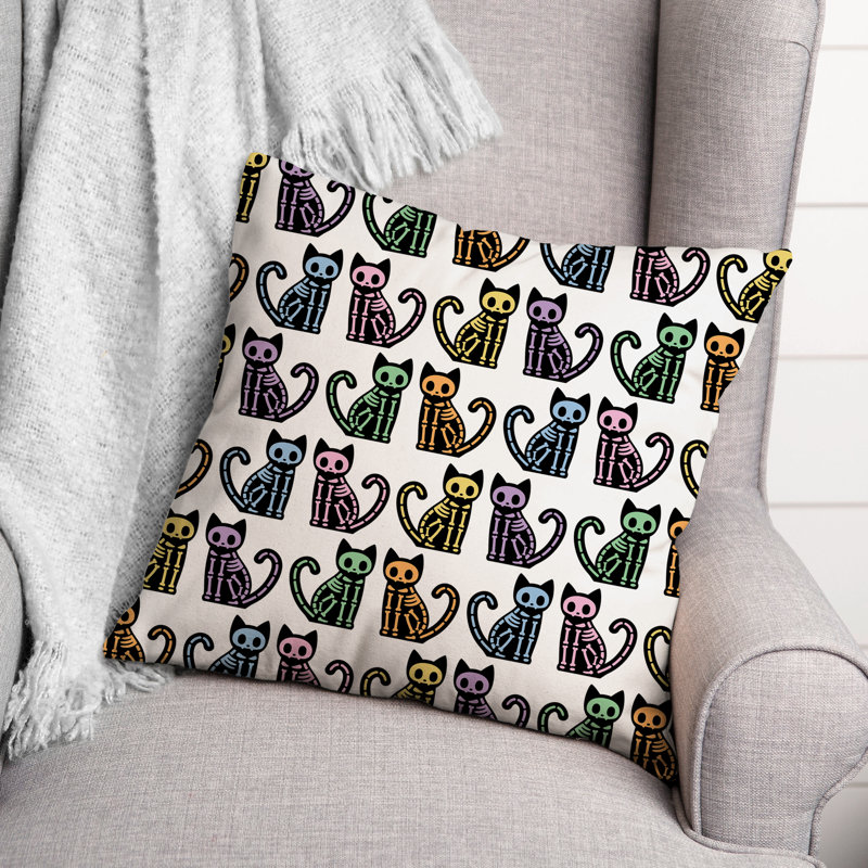 Animal Print Reversible Throw Pillow, 16" x 16"
