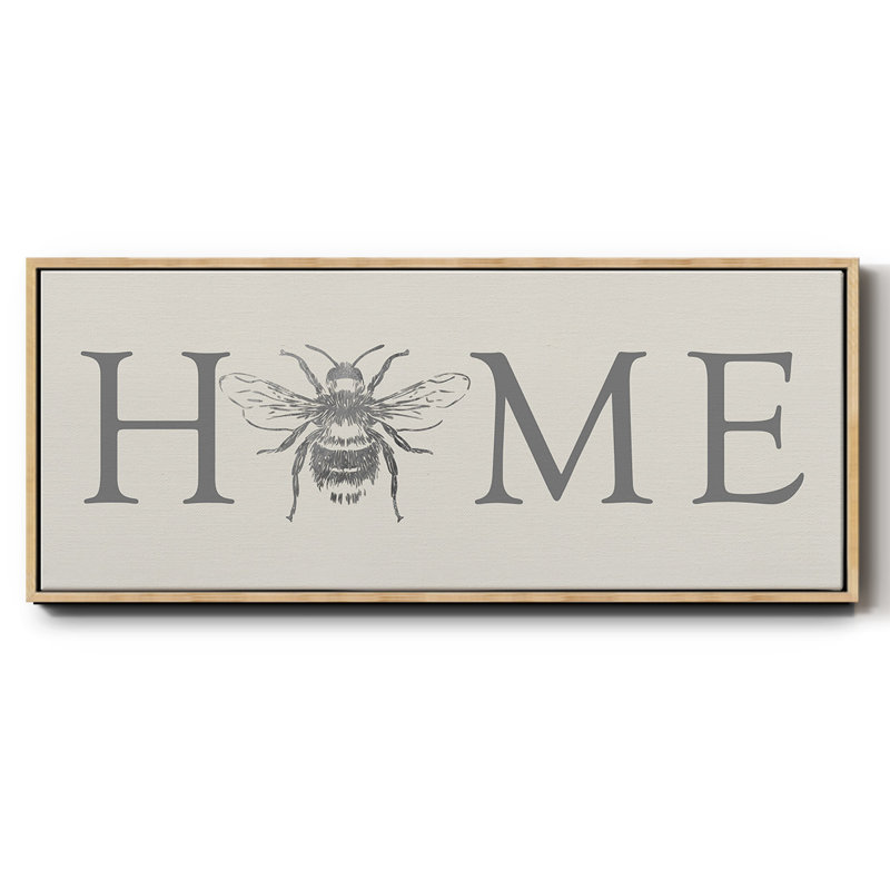 Bee Home - Toile encadrée