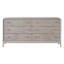70" Immersion 6 Drawer Burl Front Dresser