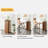 Luxury-Style Bamboo Wicker Rectangular Bar Table
