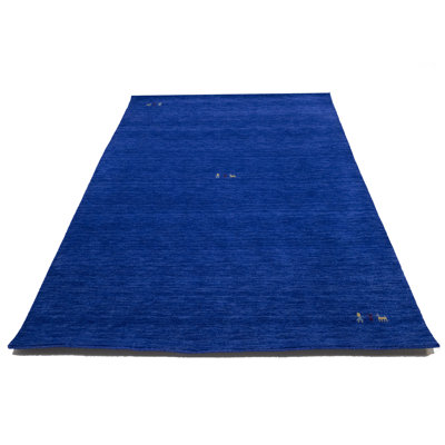 Tapis Gabbeh tissé à la main sans perte, 100% laine, de couleur unie, résistant à la décoloration et aux taches, durable