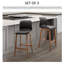Jahdal Upholstered Counter Stool-778743974