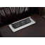 Causeuse inclinable manuelle en similicuir de 87 po de largeur Adele-1718017049
