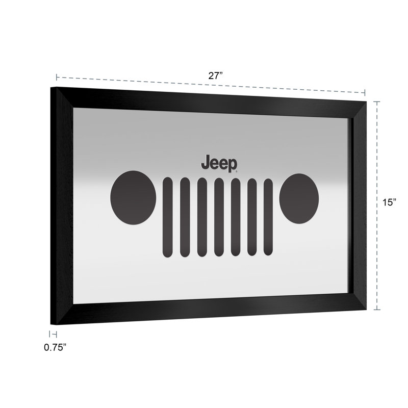Wood Rectangle Wall Mirror