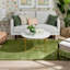 Rainbow Well Sheepskin Shag Green Rug-53391587