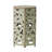 Patio Intricate Carved Accent Table - Metal Side Table, Multi-Functional End Table for Outdoor, Living Room, Bedroom & Entryway Decor-201526517