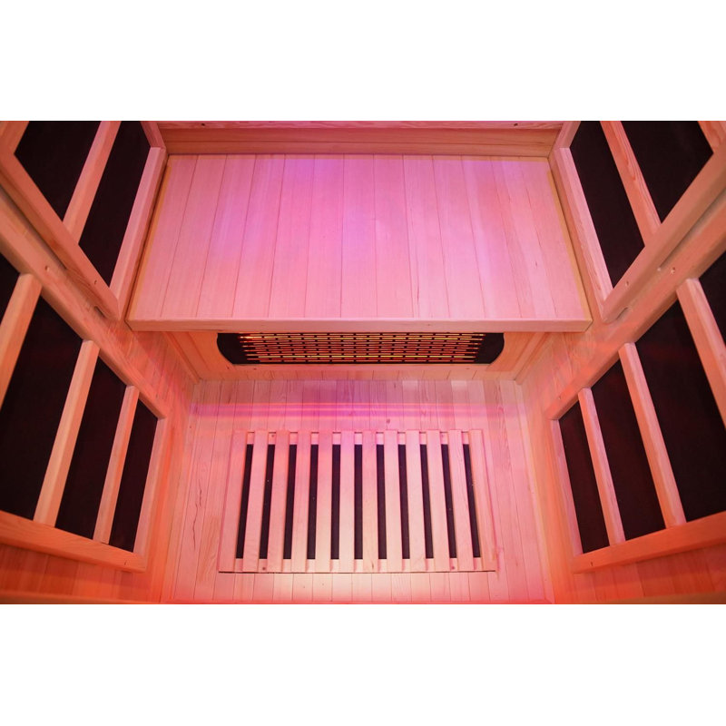 Vidalux Platinum 1 Person Full Spectrum Infrared Sauna With Complete Heat
