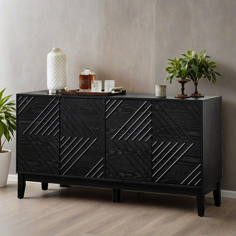 Buffet 60,52 po, Noir