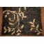 Tapis de style oriental moderne en jute noué à la main tapis marocain noir 3 pi x 5 pi