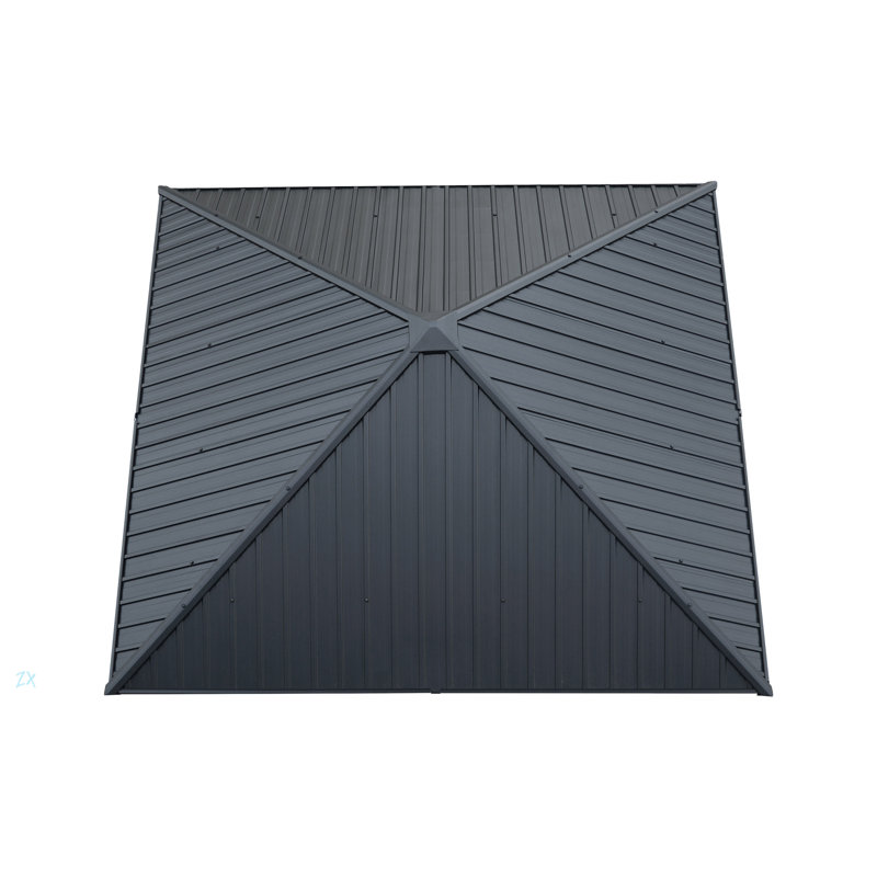 10 x 10 pi GAZEBO, tente de réception d'extérieur robuste pour le patio, mariage, cour arrière (seulement en haut)