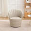 Fauteuil pivotant Petal, cuir fleur et rotation à 360 degrés-2112024712
