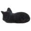 Statue de chaton tigré endormi-209440243