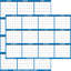 Grand calendrier mural effaçable humide et sec 32 po x 48 po SwiftGlimpse 2026