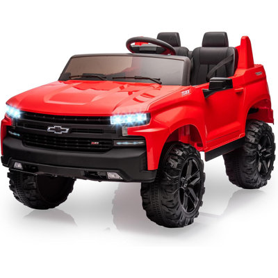 24V 2-Seater Kids Electric Ride-On Truck with Parent Remote, 4x Spring Suspension, 3 Speeds, MP3 Player & Wireless Music