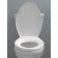 Siège de bidet manuel allongé