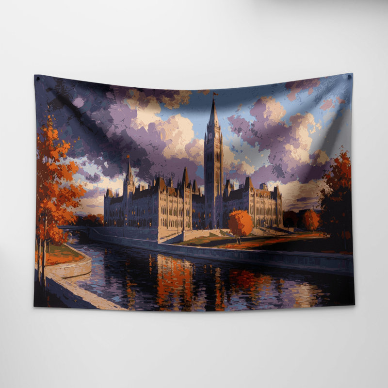 Tapisserie «Cities Ottawa Ottawa», 88 po x 104 po