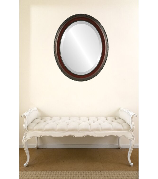 Astoria Grand Reposa Oval Wood Wall Mirror  Reviews Wayfair
