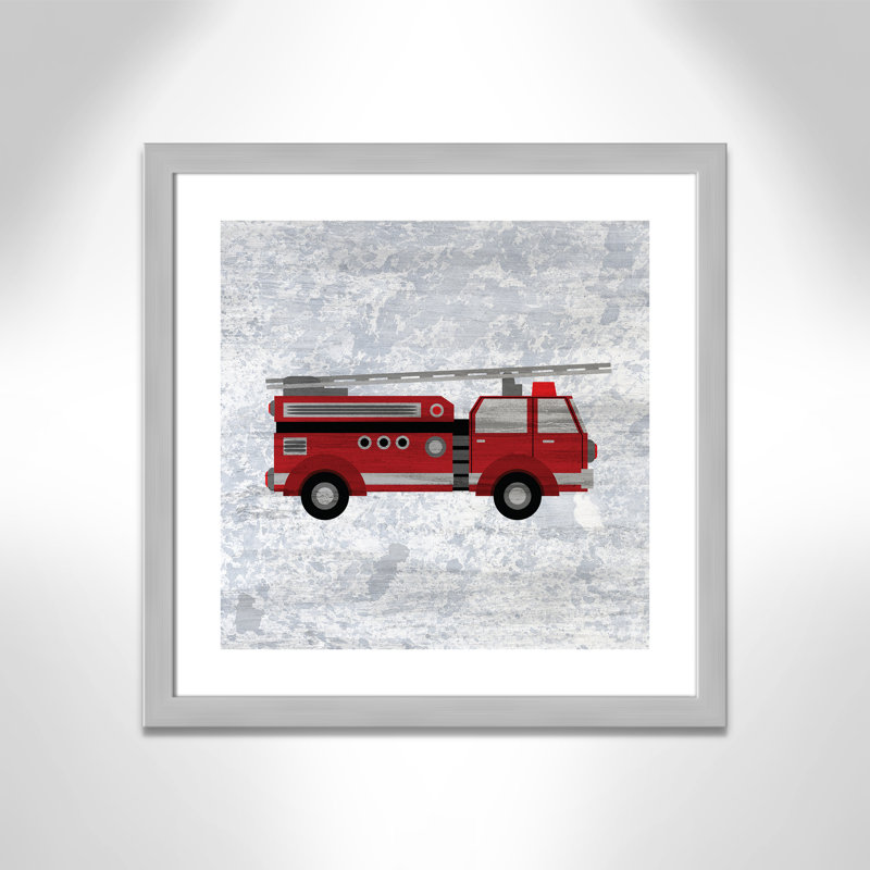 Rouge 1 impression sur papier, H 22,5 po x l 22,5 po x P 0,6 po, Encadré plat argent