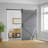 Solid Wood Panelled Barn Door with Installation Hardware Kit-89221880-89221864