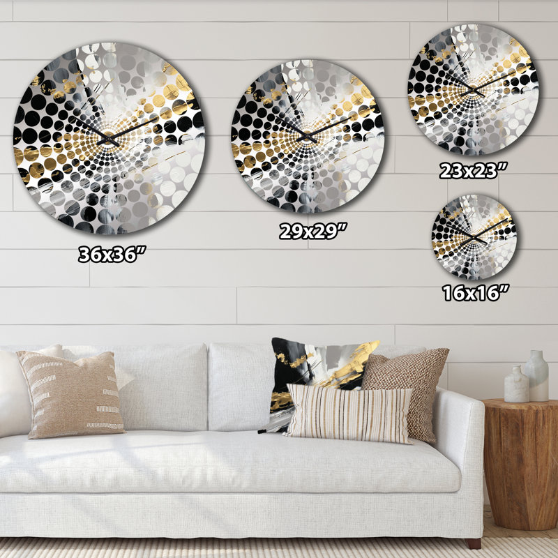 Immanuel - Horloge murale abstraite, Grand