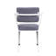 Chaise de bureau en métal avec coussin rembourré