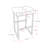 Upholstered Counter Stool with Metal Frame-1319523294