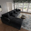 Canapé modulaire rembourré avec repose-pieds-110374989-110374988