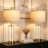 26” Modern Glass Bedside Table Lamps with Dual USB Ports, Touch Control, and Bulbs-1768254523-1747677746