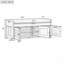 Banc de rangement avec 3 portes en forme de volet, banc à chaussures avec coussin amovible et espace de rangement caché-1302705807