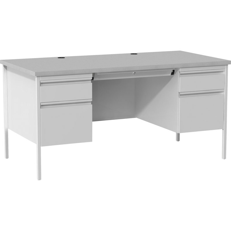 Metal Base Computer Desk