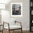 Cream Wood Picture Frame with Mat-509957298